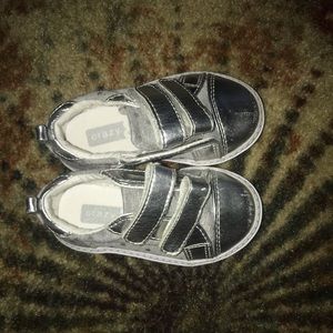 Girls Silver and grey shoes